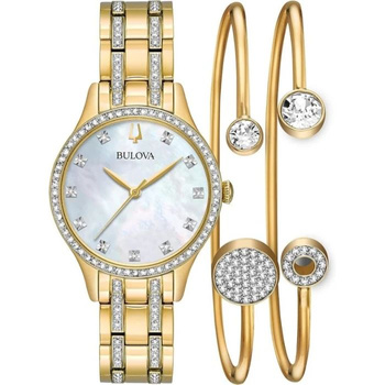 ZEGAREK DAMSKI BULOVA ELEGANCE 98X119 - ZESTAW