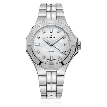 ZEGAREK EDOX Delfin The Original Diver Date Lady 53020-3M-NADN