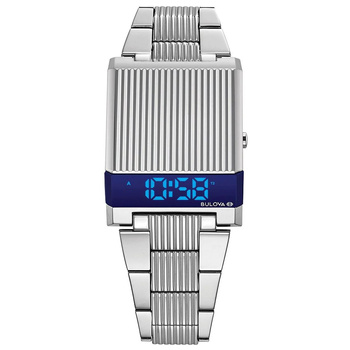 ZEGAREK BULOVA 96C139 COMPUTRON LED ARCHIVE SILVER