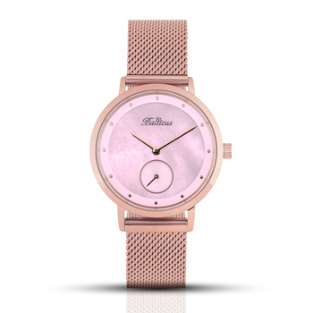 ZEGAREK DAMSKI BALTICUS New Sky Rose Gold Pink Pearl BLT-BALNSRP