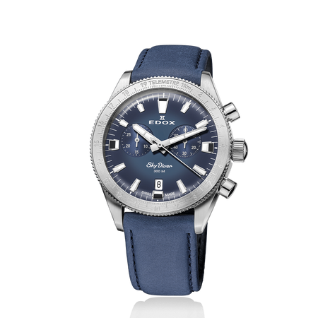 ZEGAREK EDOX Skydiver Chronograph 10116-3-BUIDN