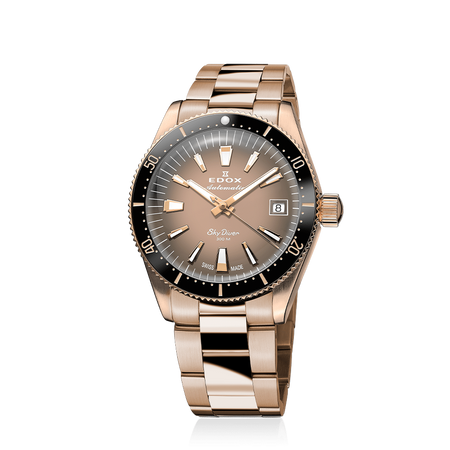 ZEGAREK EDOX Skydiver Automatic Lady 80131-37RNM-VDBEI