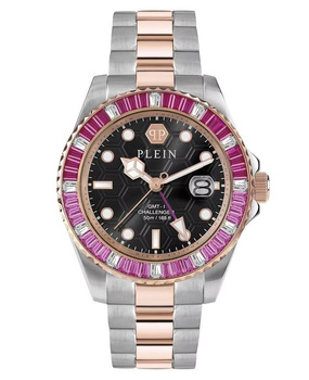 ZEGAREK Philipp Plein GMT-I Challenger Baguettes PWPZA0424