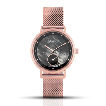 ZEGAREK DAMSKI BALTICUS New Sky Rose Gold Black Pearl BLT-BALNSRB