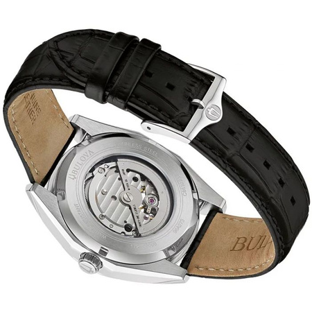 ZEGAREK BULOVA 96A273 Surveyor Expansion Open Heart Black Dial