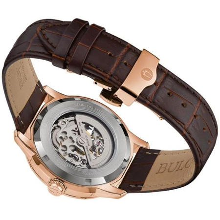 ZEGAREK BULOVA 97A169 SUTTON AUTOMATIC SKELETON