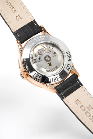 ZEGAREK EDOX Automatic Les Vauberts 85019-37RG-GIR