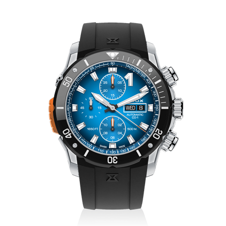 ZEGAREK EDOX CO-1 Chronograph Automatic 01128-3NOCA-BUIDN