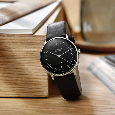 ZEGAREK STERNGLAS Naos Automatik black, 38 mm S02-NA03-PR07
