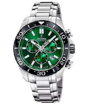 ZEGAREK FESTINA Ceramic Chrono Swiss Made F20042/3