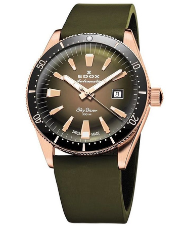 ZEGAREK EDOX Skydiver Ladies SET 80131-37RNC-VDBEI