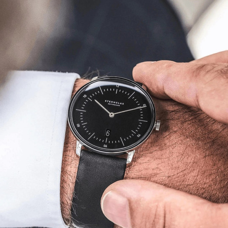 ZEGAREK STERNGLAS Naos black, 38 mm quartz S01-NA03-PR07