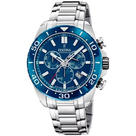 ZEGAREK FESTINA Ceramic Chrono Swiss Made F20042/2