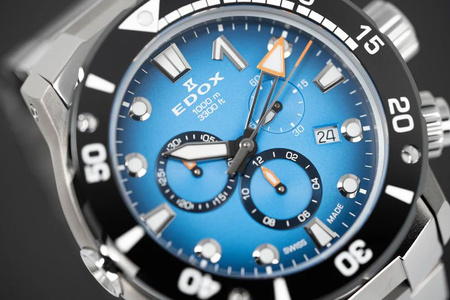 ZEGAREK EDOX CO-1 Chrono Titanium 10242-TINM-BUIDN WR100 45mm