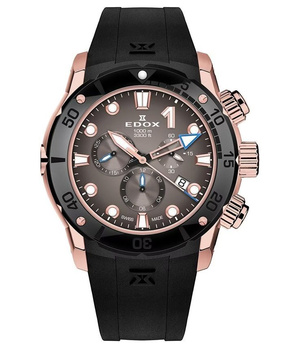 ZEGAREK EDOX CO-1 Chrono Titanium 10242-TINRCA-BRDR