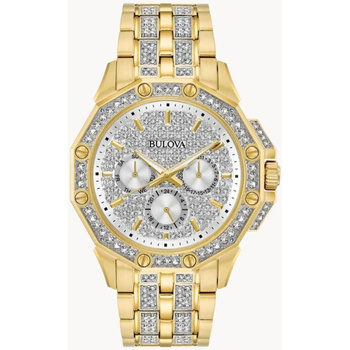 ZEGAREK BULOVA 98C126 OCTAVA GOLD/SILVER 308 SWAROVSKI CRYSTALS
