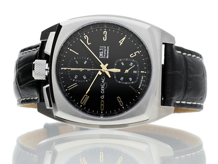 ZEGAREK MĘSKI G. GERLACH CWS T1 BLACK SILVER GGCWSBS