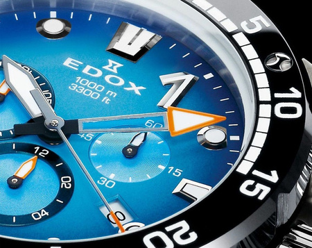 ZEGAREK EDOX CO-1 Chrono Titanium 10242-TINM-BUIDN WR100 45mm