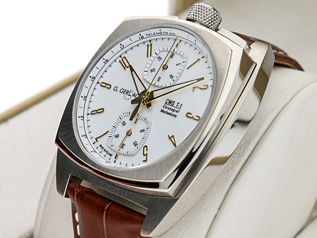 ZEGAREK MĘSKI G. GERLACH CWS T1 WHITE SILVER GGCWSWS