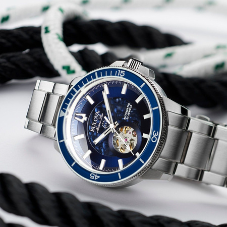 ZEGAREK BULOVA 96A289 Marine Star Skeleton Automatic