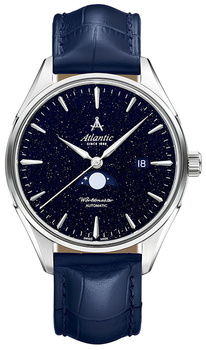 ZEGAREK ATLANTIC Worldmaster Nightsky Moonphase - Blue Aventurine 52783.41.91