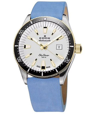 ZEGAREK EDOX Skydiver Ladies SET 80131-357JNC-BI