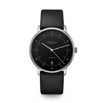 ZEGAREK STERNGLAS Naos Automatik black, 38 mm S02-NA03-PR07