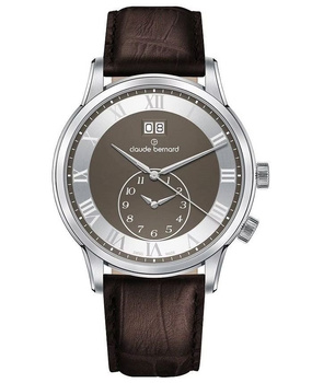 ZEGAREK Claude Bernard Classic 2nd Time Zone 62007-3-GRN