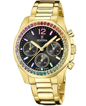 ZEGAREK FESTINA Boyfriend Rainbow Chrono F20609/3