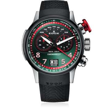 ZEGAREK EDOX Chronorally Chronograph 38001-TINNR-VR