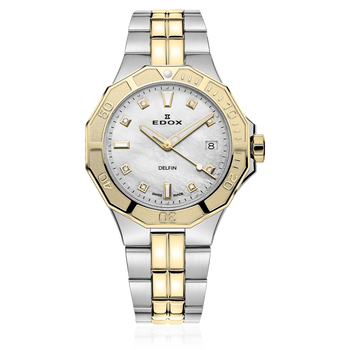 ZEGAREK EDOX Delfin The Original Diver Date Lady 53020-357JM-NADD