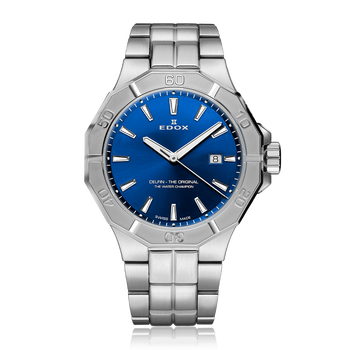 ZEGAREK EDOX Delfin The Original Date 53021-3M-BUIN WR200 43mm