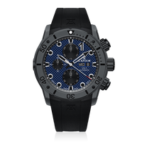 ZEGAREK EDOX CO-1 Carbon Chronograph Automatic 01125-CLNGN-BUNN