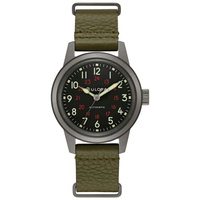 ZEGAREK BULOVA 98A255 Military Hack Automatic