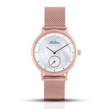 ZEGAREK DAMSKI BALTICUS New Sky Rose Gold White Pearl BLT-BALNSRW