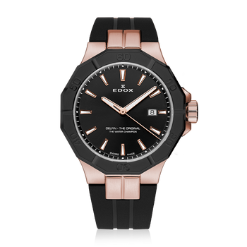 ZEGAREK EDOX Delfin The Original Date 53021-37RNCA-NIR WR200 43mm