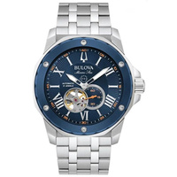 ZEGAREK  BULOVA  98A302  Marine Star Open Heart Automatic 