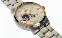 ZEGAREK ORIENT Sun & Moon Open Heart Automatic RA-AS0007S30B
