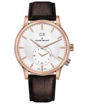 ZEGAREK Claude Bernard Classic 2nd Time Zone 62007-37R-AIR